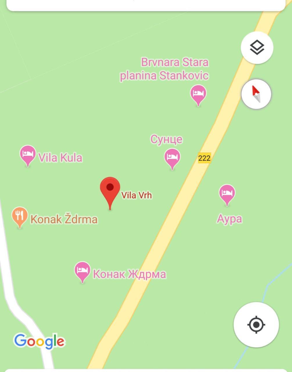 Vila Vrh Crni Vrh المظهر الخارجي الصورة